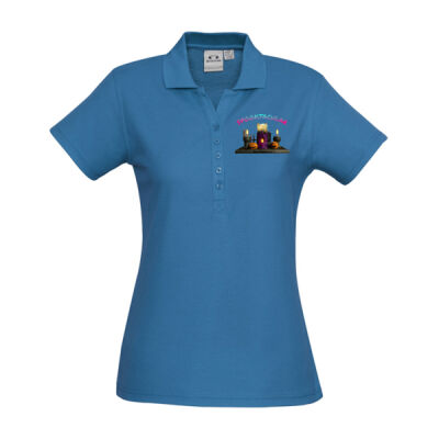 join the myth - Womens Crew Short Sleeve Polo Thumbnail
