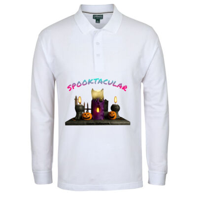 join the myth - C Of C L/S Pique Polo Thumbnail