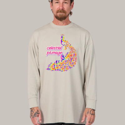 celestial plumage - Long Sleeve Tee - UNISEX Thumbnail