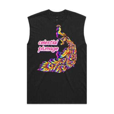 celestial plumage - Mens Heavy Faded Tank Thumbnail