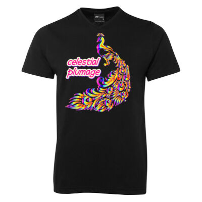 celestial plumage - V-Neck Tee Thumbnail