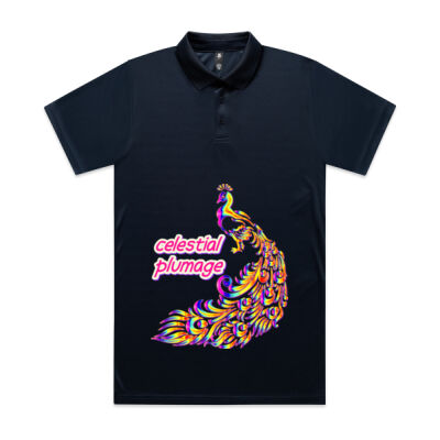celestial plumage - Mens Work Polo Thumbnail