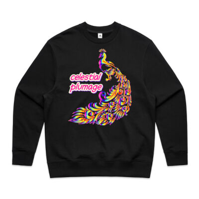 celestial plumage - Mens Heavy Crew Thumbnail