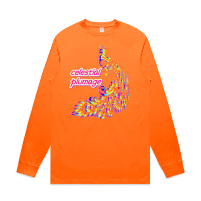 celestial plumage - Mens Block L/S Tee (Safety Colours) Thumbnail