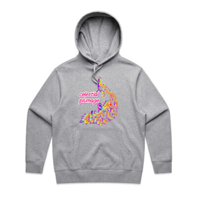 celestial plumage - Mens Heavy Hoodie Thumbnail