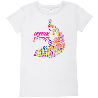 celestial plumage - Ladies Modern Fit Tee Thumbnail