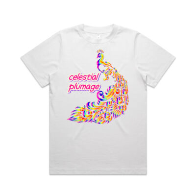 celestial plumage - Wo's Heavy Tee Thumbnail