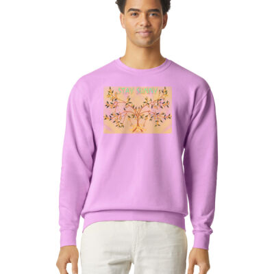stay sunny - Lightweight Crewneck Sweatshirt Thumbnail