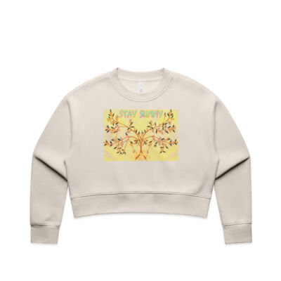 stay sunny - Wo's Relax Crop Crew Thumbnail