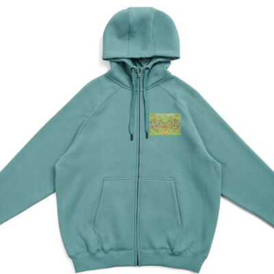 stay sunny - Mens' Cotton Care Kangaroo Pocket Zipper Hoodie Thumbnail