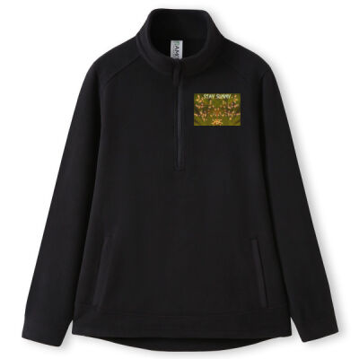 stay sunny - 320gsm Men's / Unisex Polar Fleece Half Zip Top Thumbnail