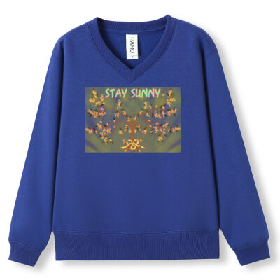 stay sunny - Kids V-neck Fleece Thumbnail