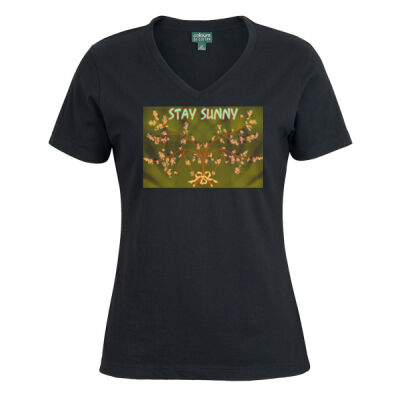 stay sunny - C Of C Ladies V Neck Tee Thumbnail