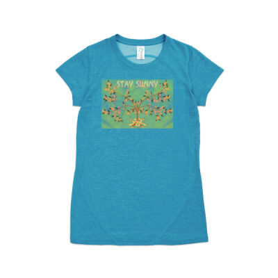 stay sunny - Ladies' Challenger 100% polyester Tee Thumbnail
