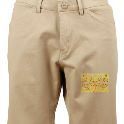 stay sunny - Ladies Stretch Slimfit Boston Chino Shorts Thumbnail