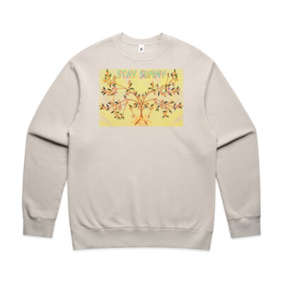 stay sunny - Mens Relax Faded Crew Thumbnail