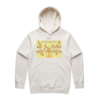 stay sunny - Mens Organic Stencil Hood Thumbnail