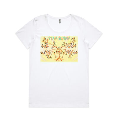 stay sunny - Wo's Maple Scoop Tee Thumbnail