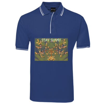 stay sunny - Contrast Polo Thumbnail
