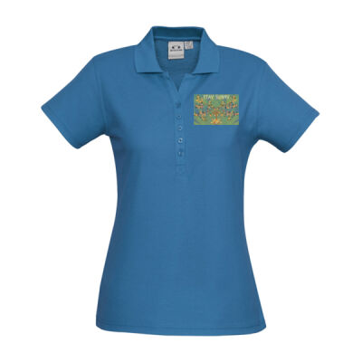 stay sunny - Womens Crew Short Sleeve Polo Thumbnail