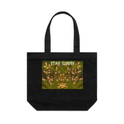 stay sunny - Pocket Tote Bag Thumbnail
