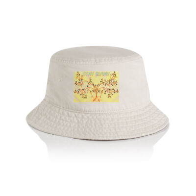 stay sunny - Faded Bucket Hat Thumbnail