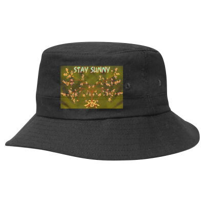 stay sunny - Kids Twill Bucket Hat w/Toggle Thumbnail