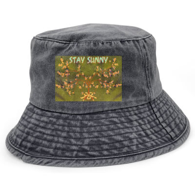 stay sunny - Washed Chino Bucket Hat Thumbnail