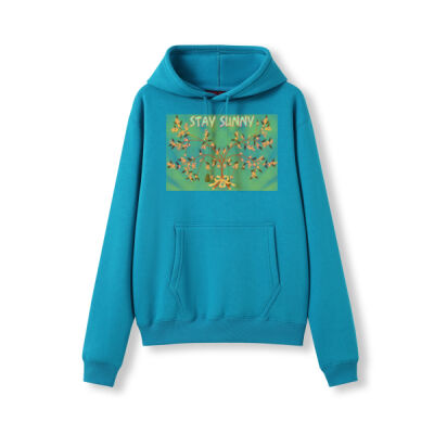 stay sunny - Womens/Juniors Kangaroo Pocket Hoodies Thumbnail