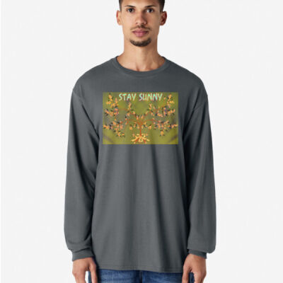 stay sunny - Adult Cotton Long Sleeve T-Shirt Thumbnail