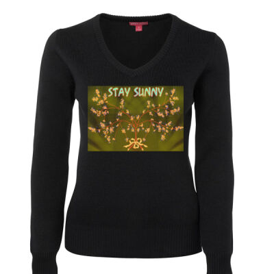 stay sunny - Ladies Knitted Jumper Thumbnail
