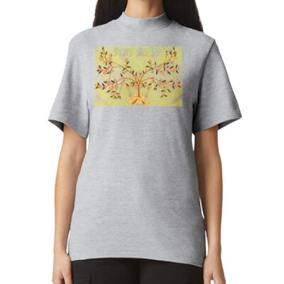 stay sunny - Pique Unisex Mockneck T-Shirt Thumbnail