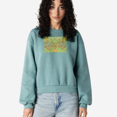 stay sunny - Women's Classic Crewneck Sweatshirt Thumbnail