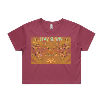 stay sunny - BYO (Bring Your Own) - Crop Tee Thumbnail