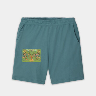 stay sunny - Pique Unisex Gym Shorts Thumbnail