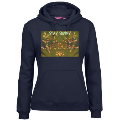 stay sunny - Ladies Fleecy Hoodie Thumbnail