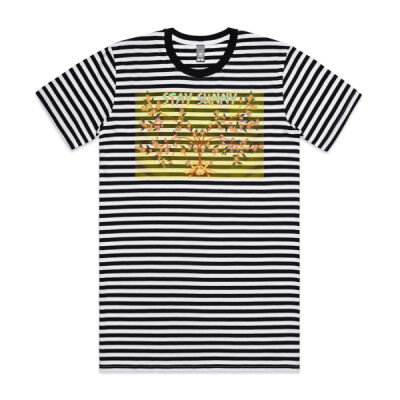 stay sunny - Staple Tee - Striped Thumbnail