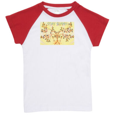 stay sunny - Organic Baby Raglan Thumbnail
