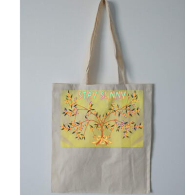 stay sunny - Budget Calico Tote Bag Thumbnail
