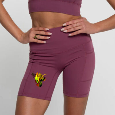 tropical spirit - Bike Short 2.0 - Merlot Thumbnail