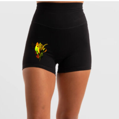 tropical spirit - Hi-Rise Short 2.0 - Onyx Thumbnail