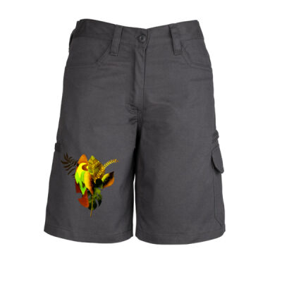 tropical spirit - Womens Plain Utility Short Thumbnail