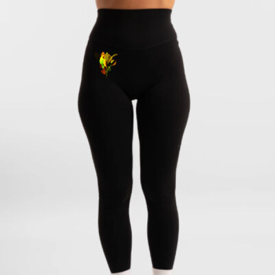 tropical spirit - Performance Full Length Legging 2.0 -Onyx Thumbnail