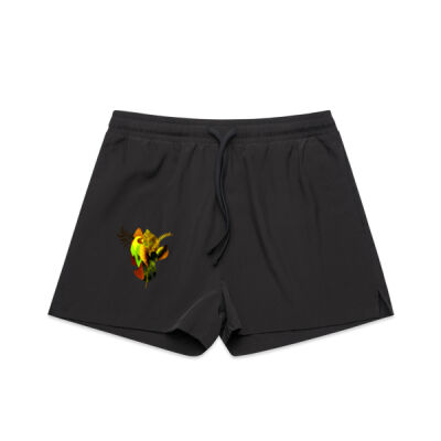tropical spirit - Wo's Active Shorts Thumbnail