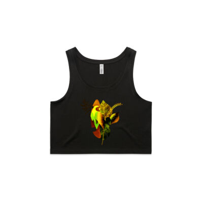 tropical spirit - Wo's Crop Singlet Thumbnail