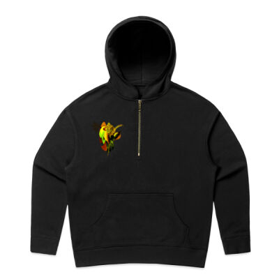 tropical spirit - Wo's Relax Half Zip Hood Thumbnail