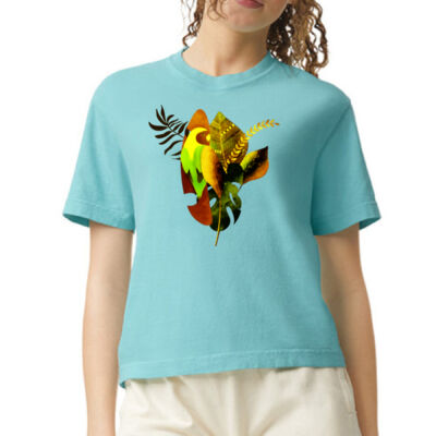 tropical spirit - Heavyweight Women's Boxy Tee Thumbnail