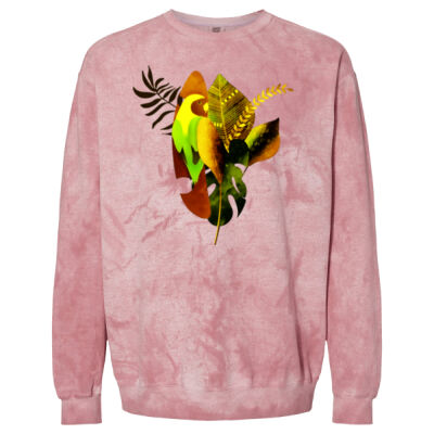 tropical spirit -  Color Blast Adult Crewneck Sweatshirt Thumbnail
