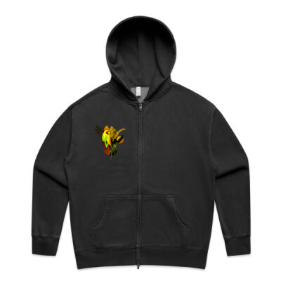 tropical spirit - Wo's Relax Faded Zip Hood Thumbnail