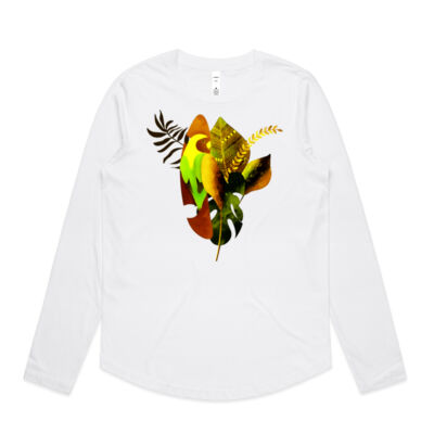 tropical spirit - Wo's Maple Curve L/S Tee Thumbnail